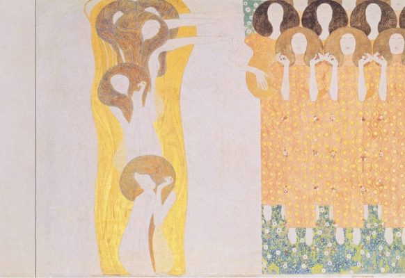 Oda do Radości (fragment fryzu Beethovena) – Gustav Klimt, 1902