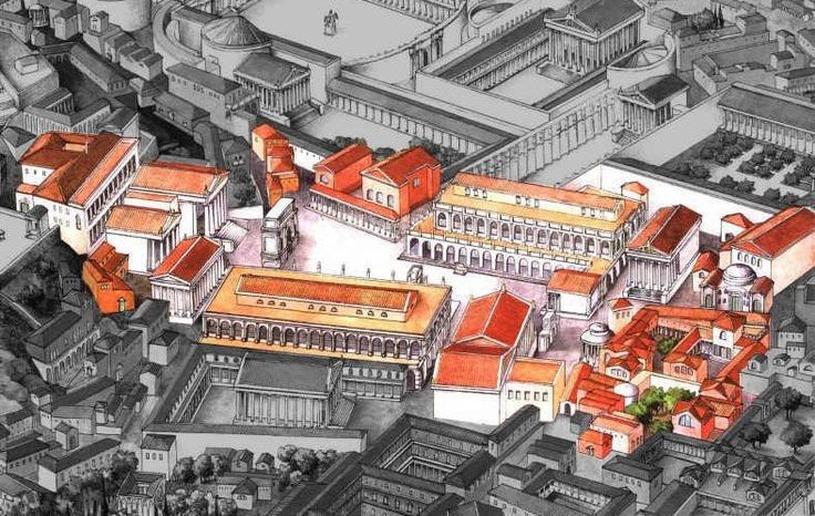 Rekonstrukcja Forum Romanum historia sztuki - terminy