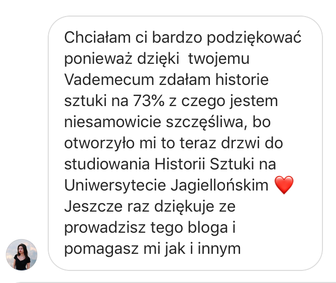 Opinia maturzysty o Vademecum
