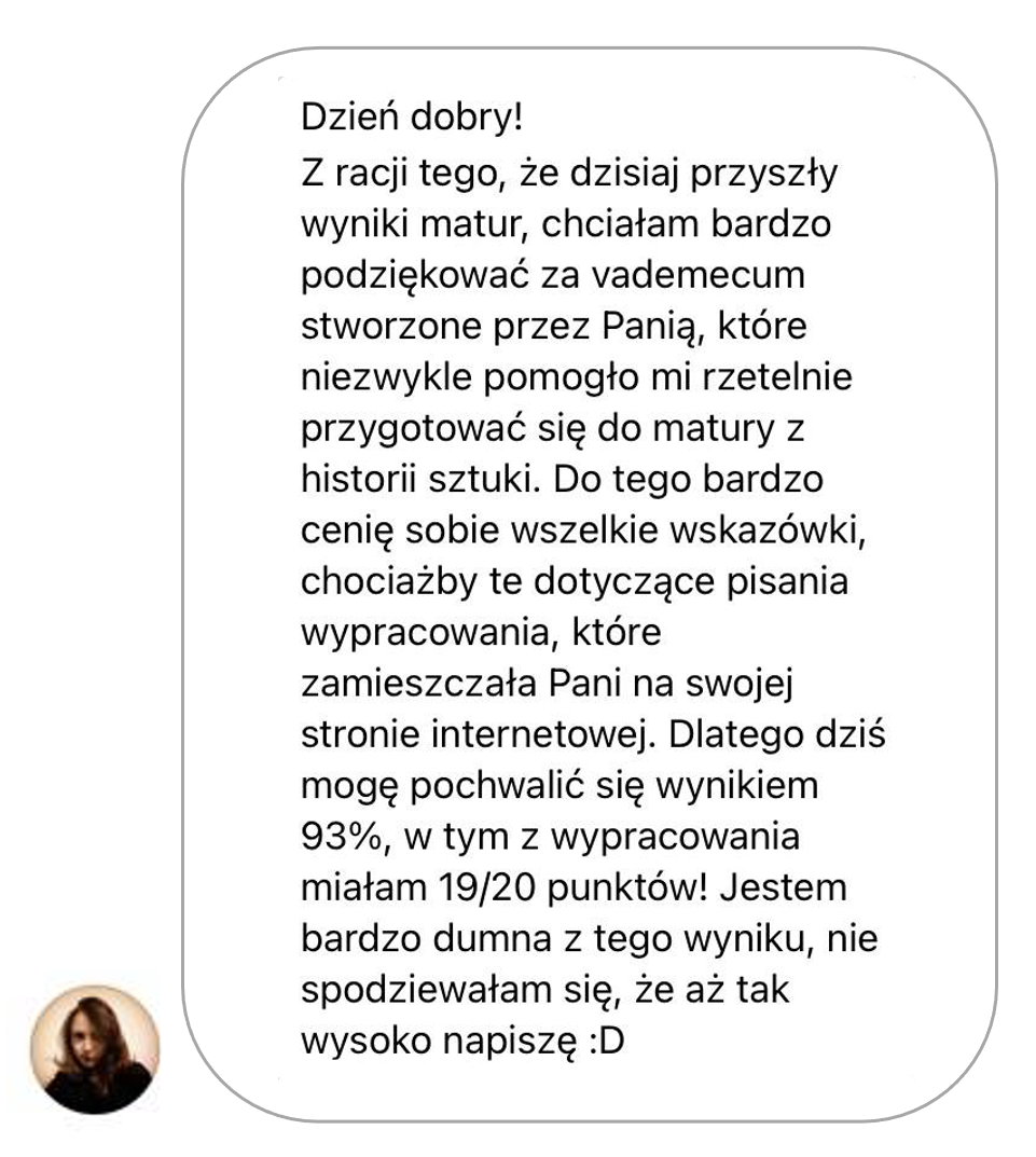 Opinia maturzystki o Vademecum