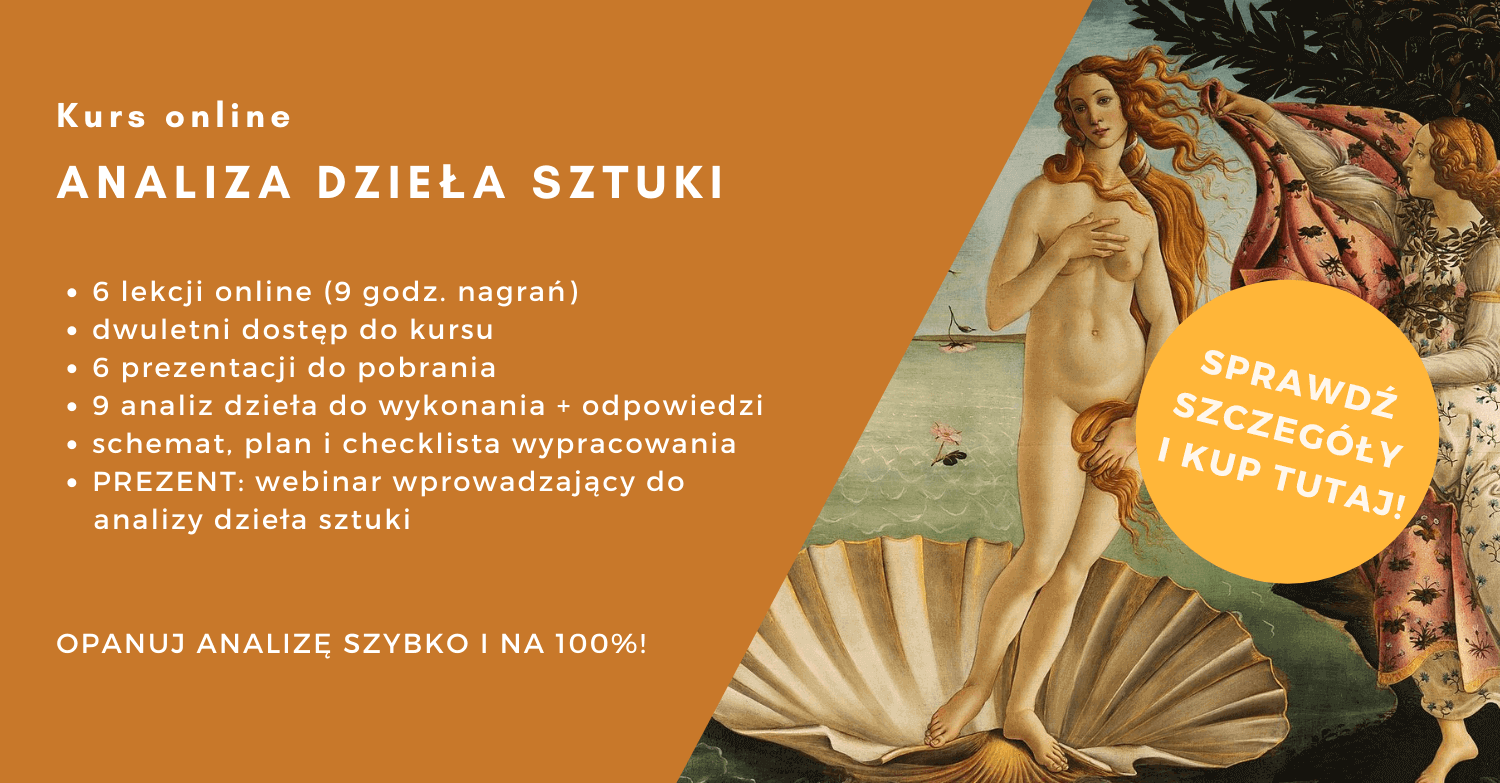Kurs maturalny &bdquo;Analiza dzieła sztuki&rdquo;