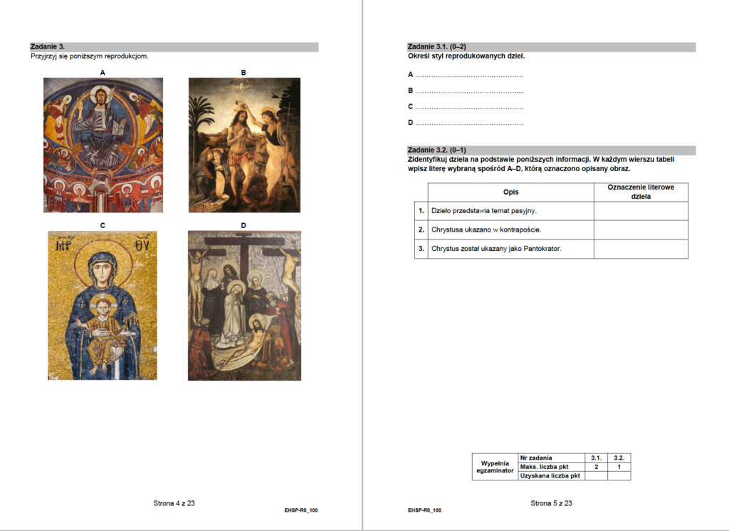 historia sztuki matura analiza dzieła ikonografia