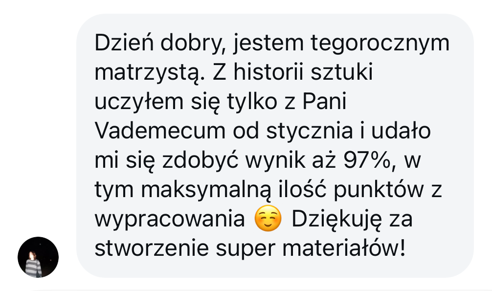 Vademecum matura z historii sztuki - opinie