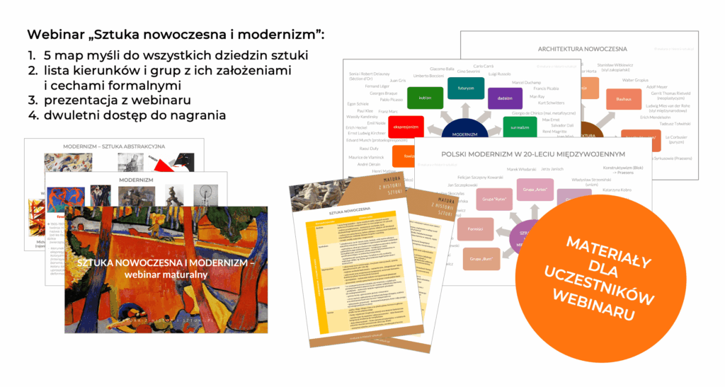 Podglad materiałów dla uczestników webinaru "Sztuka nowoczesna"