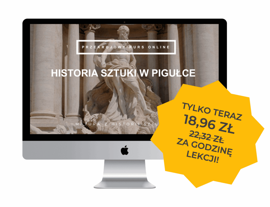 Tylko teraz kurs "Historia sztuki w pigułce" kosztuje 19,86 zł za godzinę lekcji.